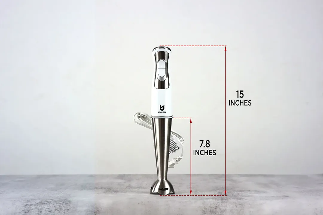 Immersion Hand Blender UTALENT 5-in-1 8-Speed Stick Blender without the CUP