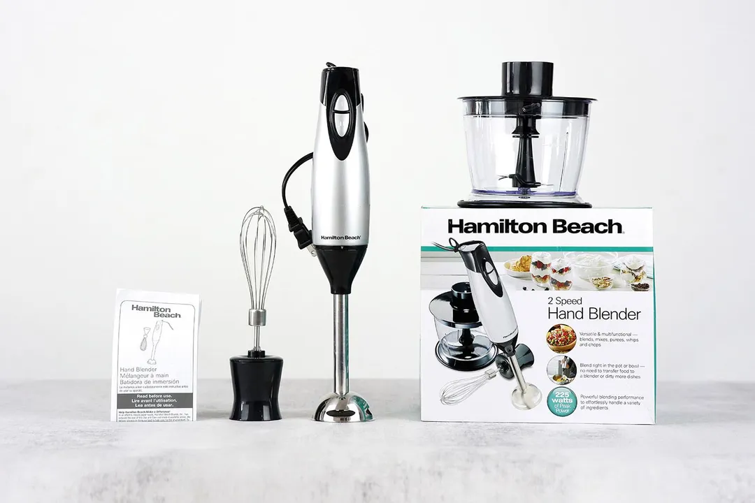 Hamilton Beach 2-Speed Hand Blender Silver/Black 59765 - Best Buy
