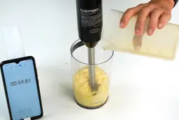 The Chefman Cordless Immersion Blender Mayonnaise Test