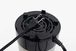 A close-up of the power cord of the BELLA personal blender