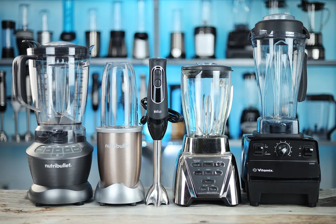 All the blenders we tested, including full-sized, personal, and immersion types, to compile a list of the best blenders.