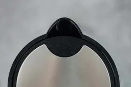 The plastic black V-shaped spout of the Zeppoli Electric Kettle ZPL-KETTLE.