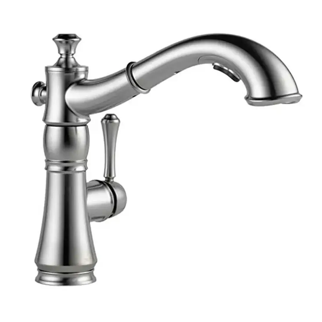 Delta Faucet 4197 AR DST Single Handle Pull Out Kitchen Faucet Review
