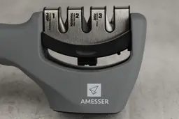 The Amesser’s working section, with the abrasives detached from the base