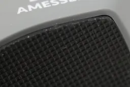 Close-up view of the Amesser sharpener’s base pad