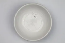Sharpening residue in a bowl