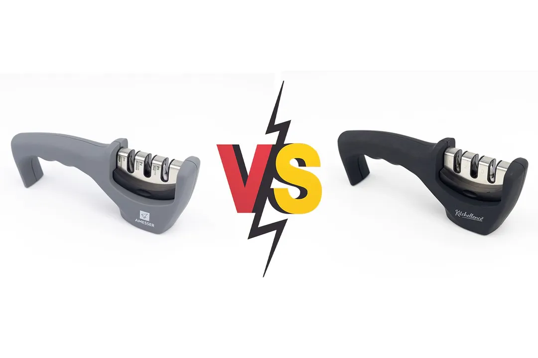 Amesser A-65 vs Kitchellence 3-Stage Manual Sharpener: How the Twins Measure Up