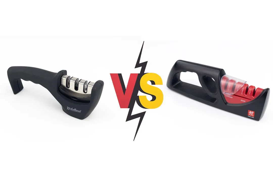 Kitchellence 3-Stage vs. Zwilling 4-Stage Sharpener: An Easy Choice