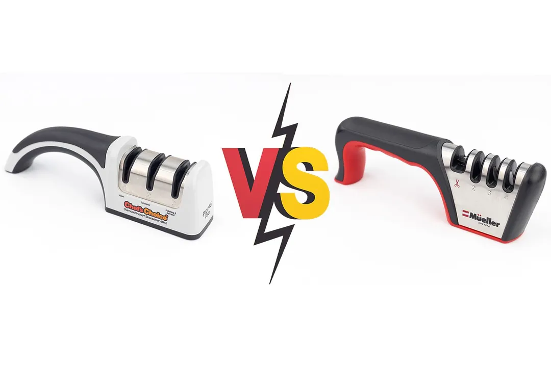 Chef's Choice 4643 vs. Mueller 4-Stage Manual Sharpener: How They Stack Up