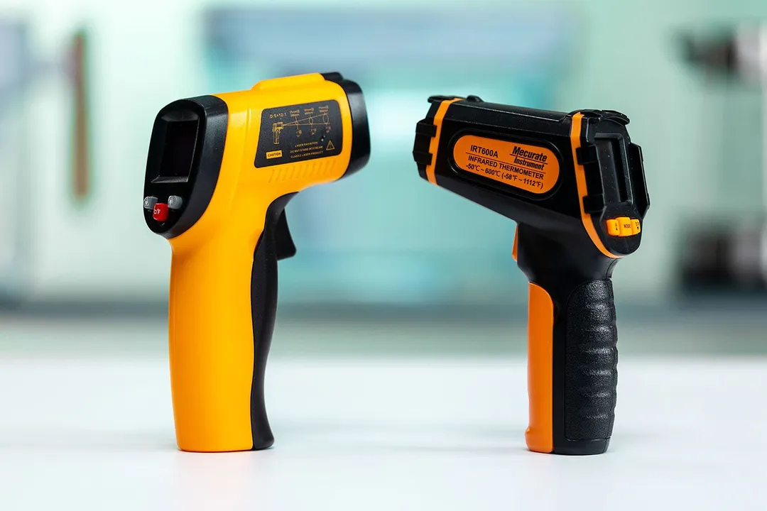 Helect Infrared Thermometer vs Mecurate IRT600A Digital Infrared Thermometer