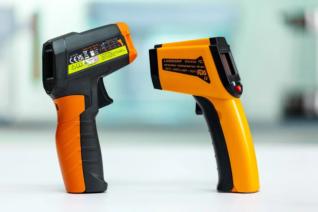 Klein Tools IR1 vs Lasergrip GM400 Infrared Thermometer