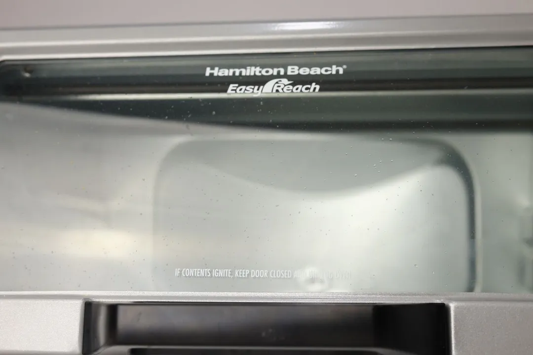 Hamilton Beach Countertop Toaster Oven, Easy Reach With Roll-Top Door,  6-Slice, Convection (31123D), Silver –