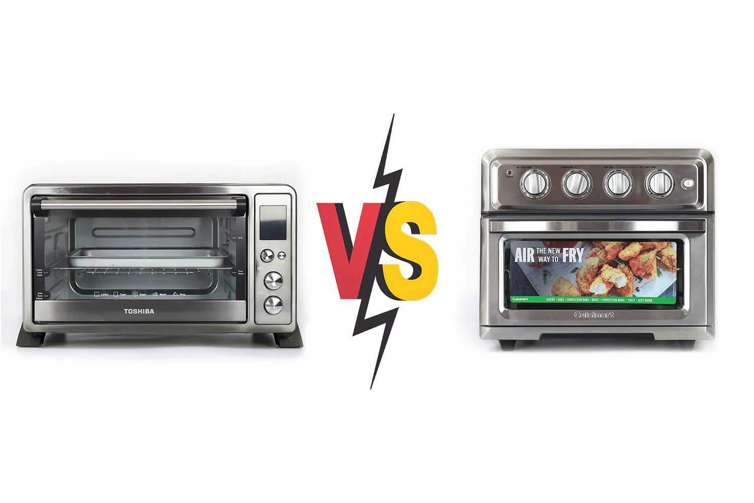 Cuisinart TOA-60 vs Cosori Air Fryer Toaster Oven: Two Top Listers