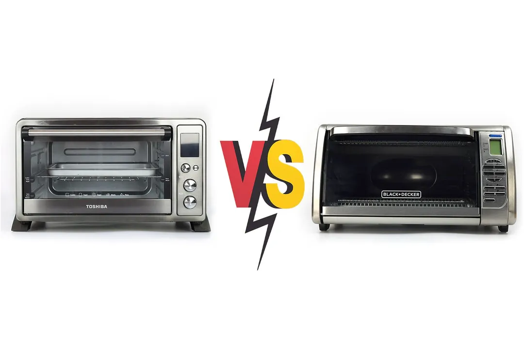Black+Decker CTO6335S vs Toshiba AC25CEW-BS Toaster Oven