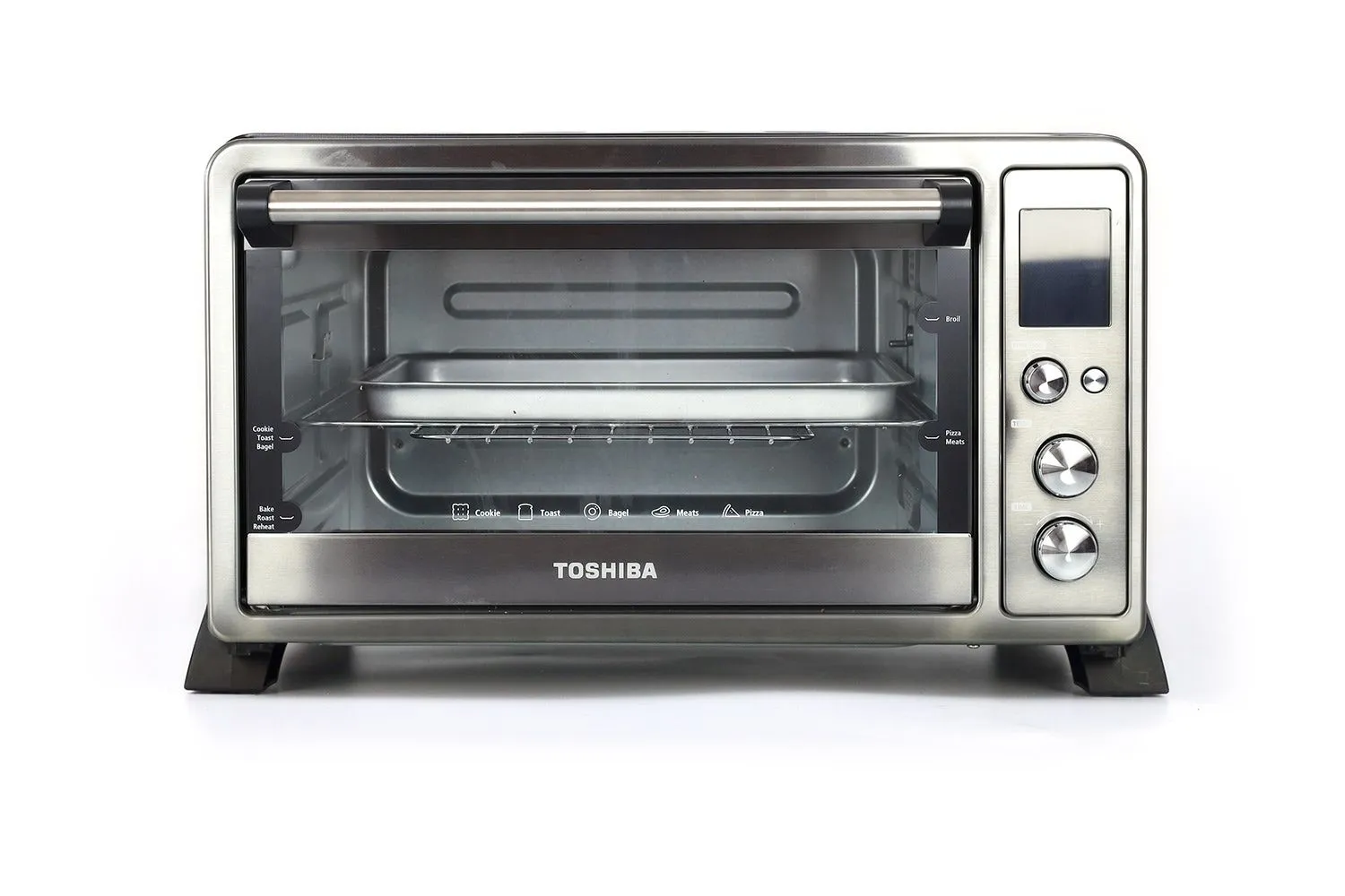 Toshiba 4-Slice Stainless Steel Toaster Oven