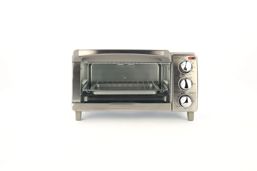 BLACK+DECKER 4 Slice Stainless Steel Toaster Oven