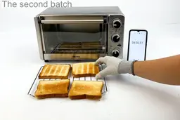 Mueller 4 Slice Toaster Oven Toast Test