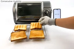 Hamilton Beach Easy Reach 4 Slices Toaster Oven Toast Test