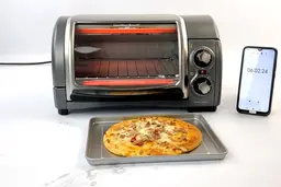 Hamilton Beach Easy Reach 4 Slices Toaster Oven Pizza Test