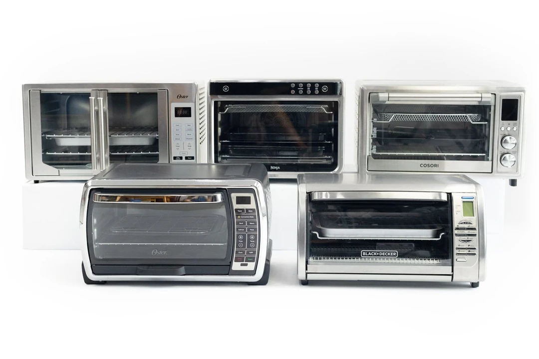 We tested 5 and picked out the 3 best large toaster ovens: Ninja DT201, Cosori CO130-AO, and Black+Decker CTO6335S.