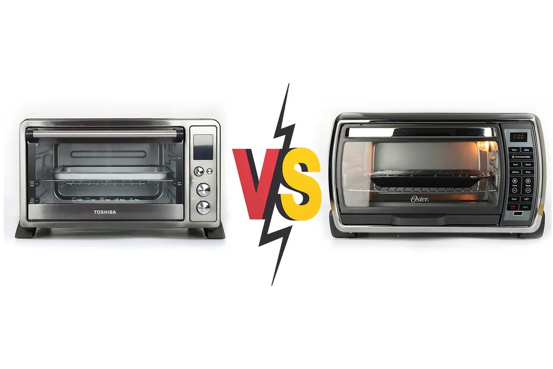 Toshiba AC25CEW-BS vs Oster TSSTTVMNDG-SHP-2 Toaster Oven