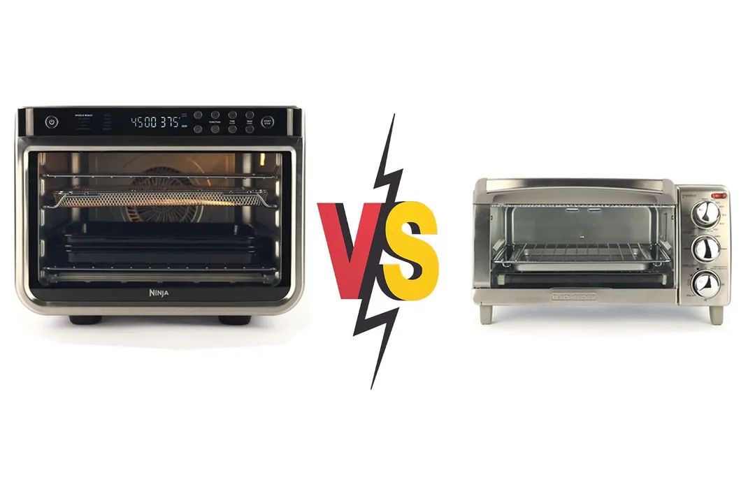 Ninja Foodi XL Pro vs Black and Decker 4 Slice Toaster Oven