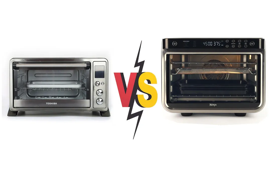 Toshiba AC25CEW-BS vs Ninja Foodi XL Pro Toaster Oven