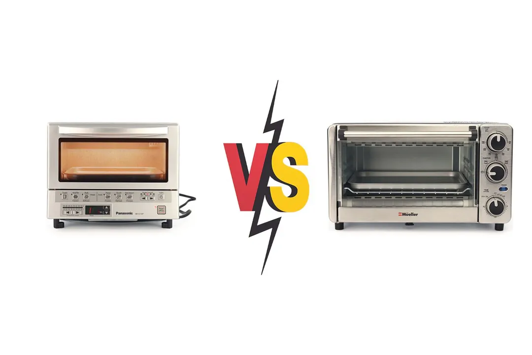 Panasonic Flashxpress vs Mueller 4 Slice Toaster Oven