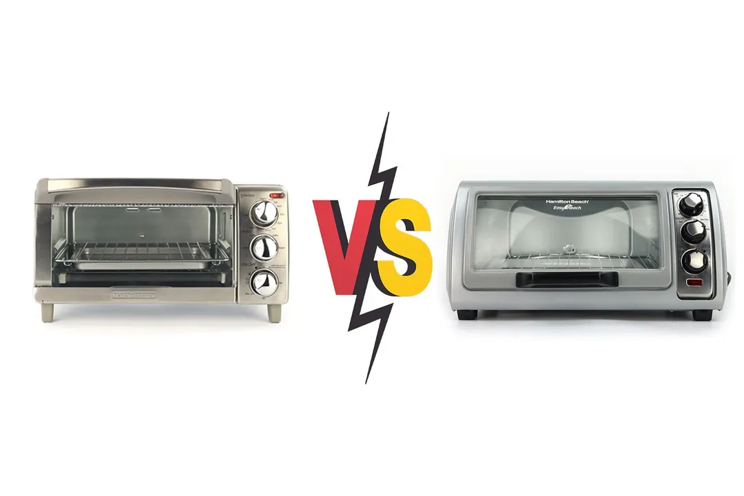 Black and Decker 4 Slice vs Hamilton Beach 31127D Toaster Oven