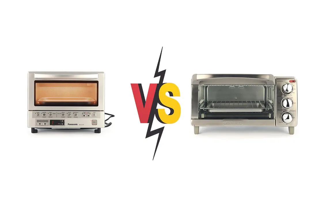 Panasonic FlashXpress vs Black and Decker 4 Slice Toaster Oven