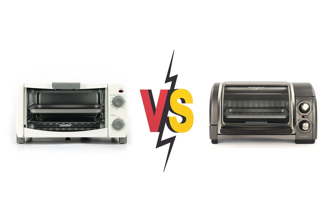 COMFEE Toaster Oven (CFO-BB101) vs Hamilton Beach Easy Reach 4 Slices