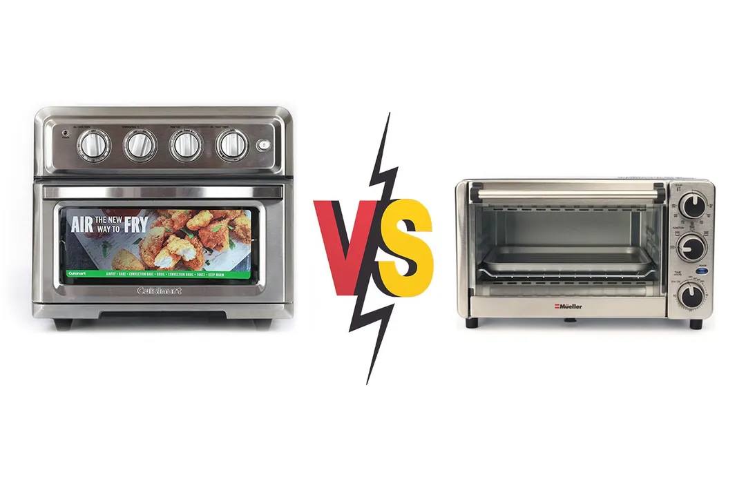 Cuisinart TOA-60 Air Fryer vs Mueller 4 Slice Toaster Oven