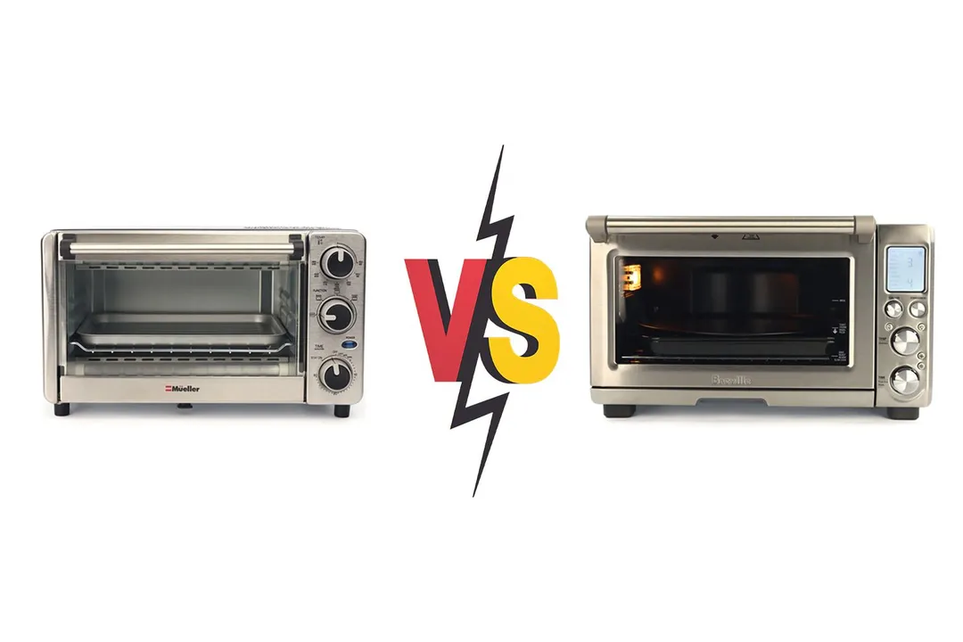 Mueller 4 Slice Toaster Oven vs Breville Smart Oven Pro