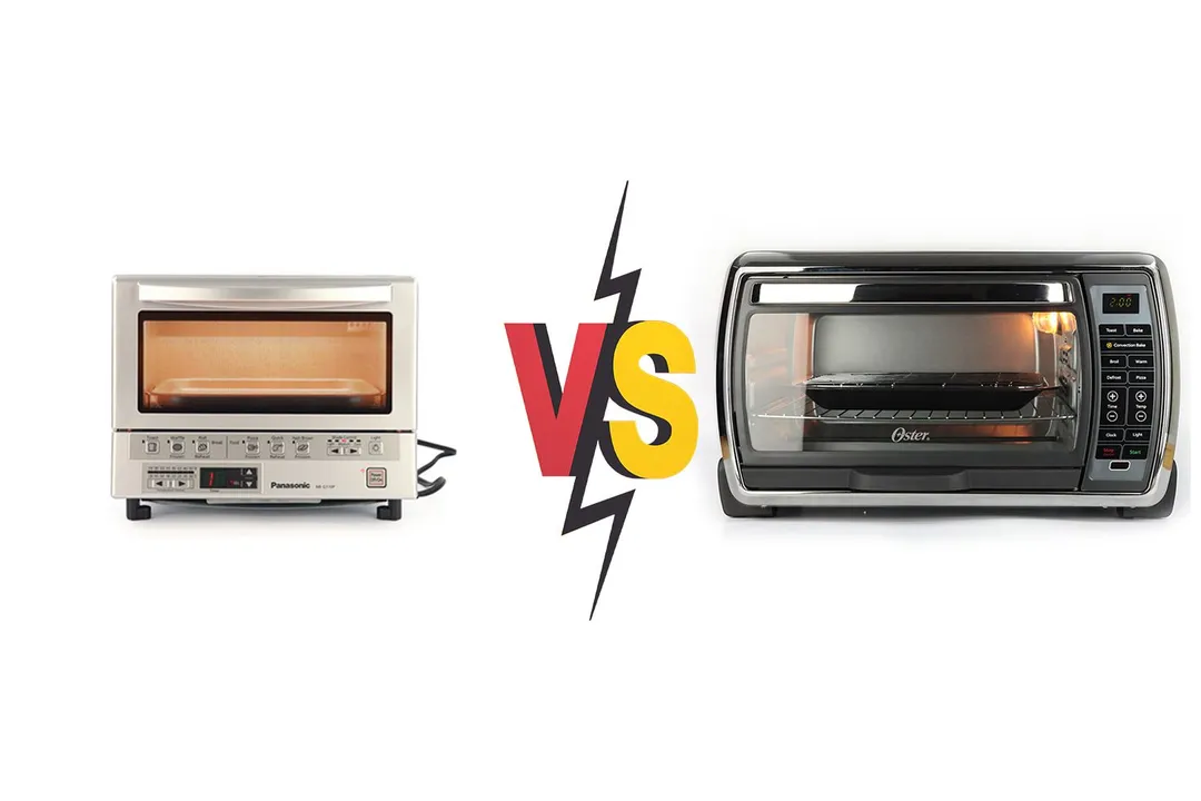 Panasonic FlashXpress Digital vs Oster 6 Slice Convection Toaster Oven