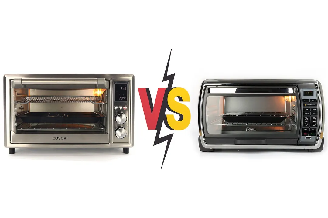 Cosori Air Fryer Toaster Oven vs Oster 6 Slice Convection Toaster Oven