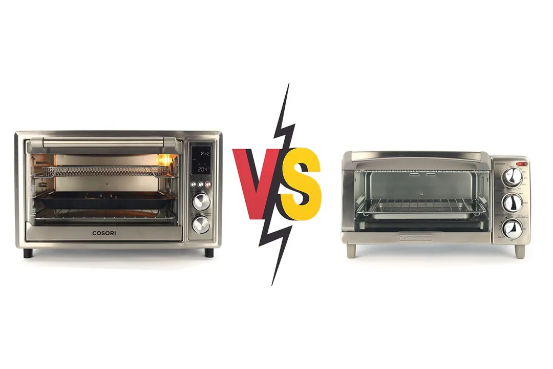 Cosori Air Fryer Toaster Oven vs Black and Decker 4 Slice