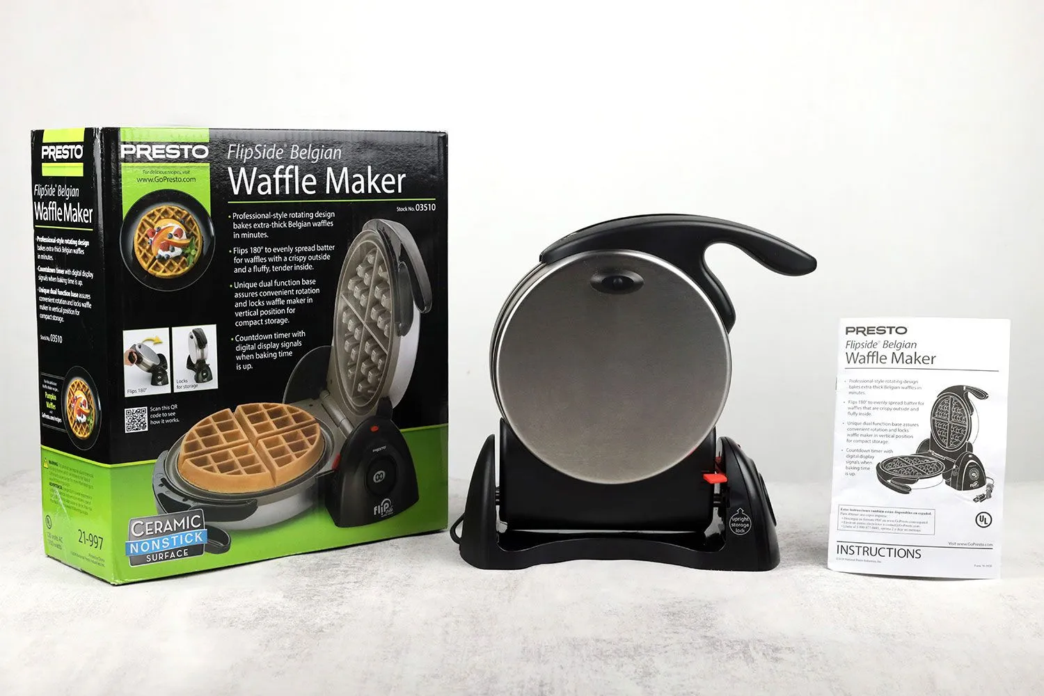Black Decker Double Flip Waffle Maker: Unboxing & First