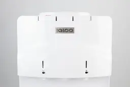 A close up of the working panel of the Igloo countertop water cooler dispenser.