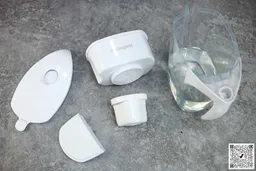 parts of the Aquagear pitcher, disassembled