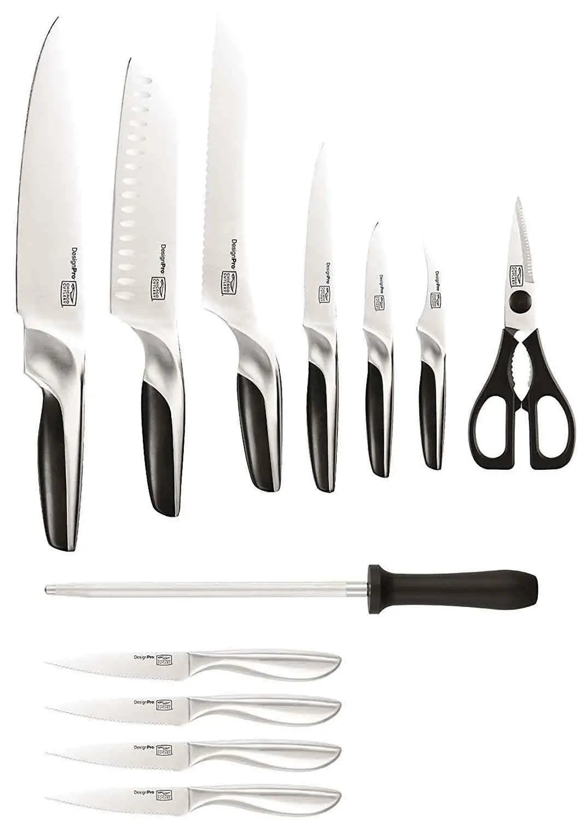 In-the-set-Chicago-Cutlery-13-Piece-Block-Knife-Set