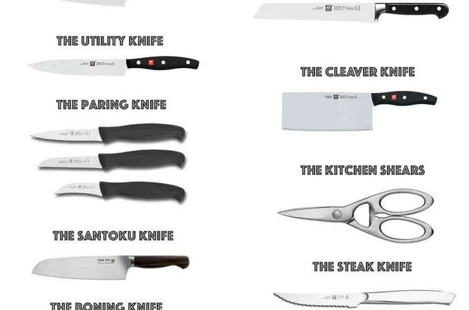 table knife types