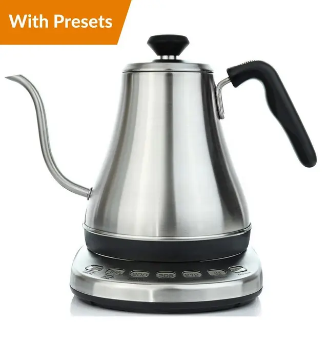Electric Gooseneck Kettle with Temperature Presets Kettle for Coffee