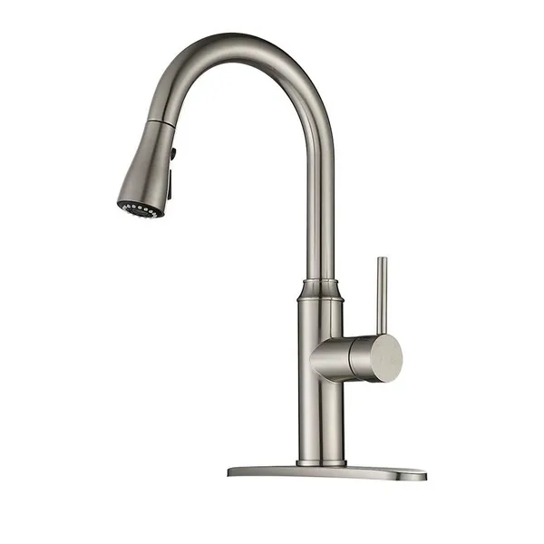 Pull Out Kitchen Faucet Review Arofa A01ly Brushed Nickle Pull