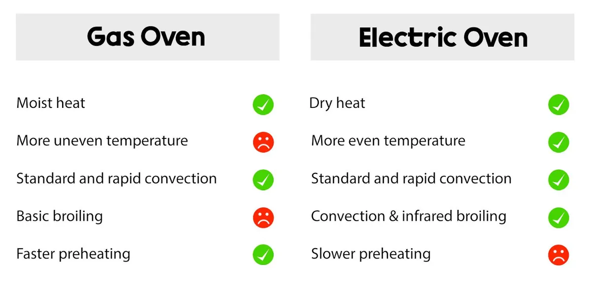 electric or gas oven