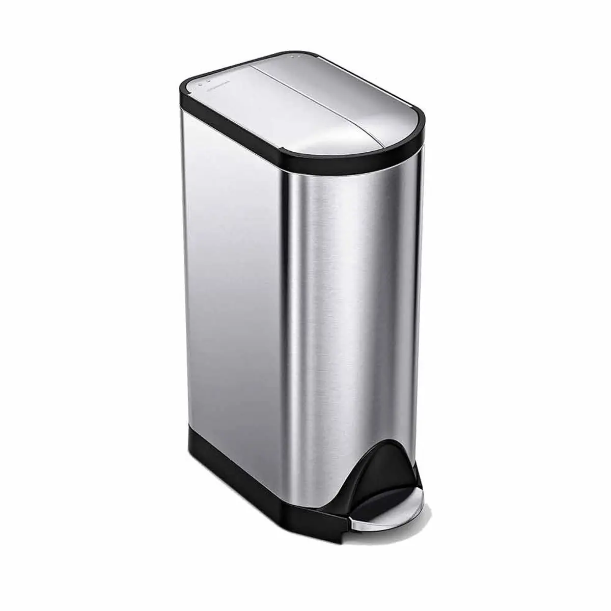 simplehuman 30 Liter 8 Gallon Butterfly Lid Kitchen Step Trash Can