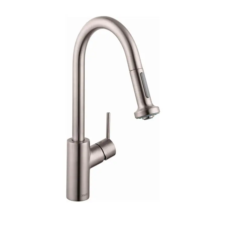 hansgrohe 1-Handle 16-inch Tall Stainless Steel Kitchen Faucet