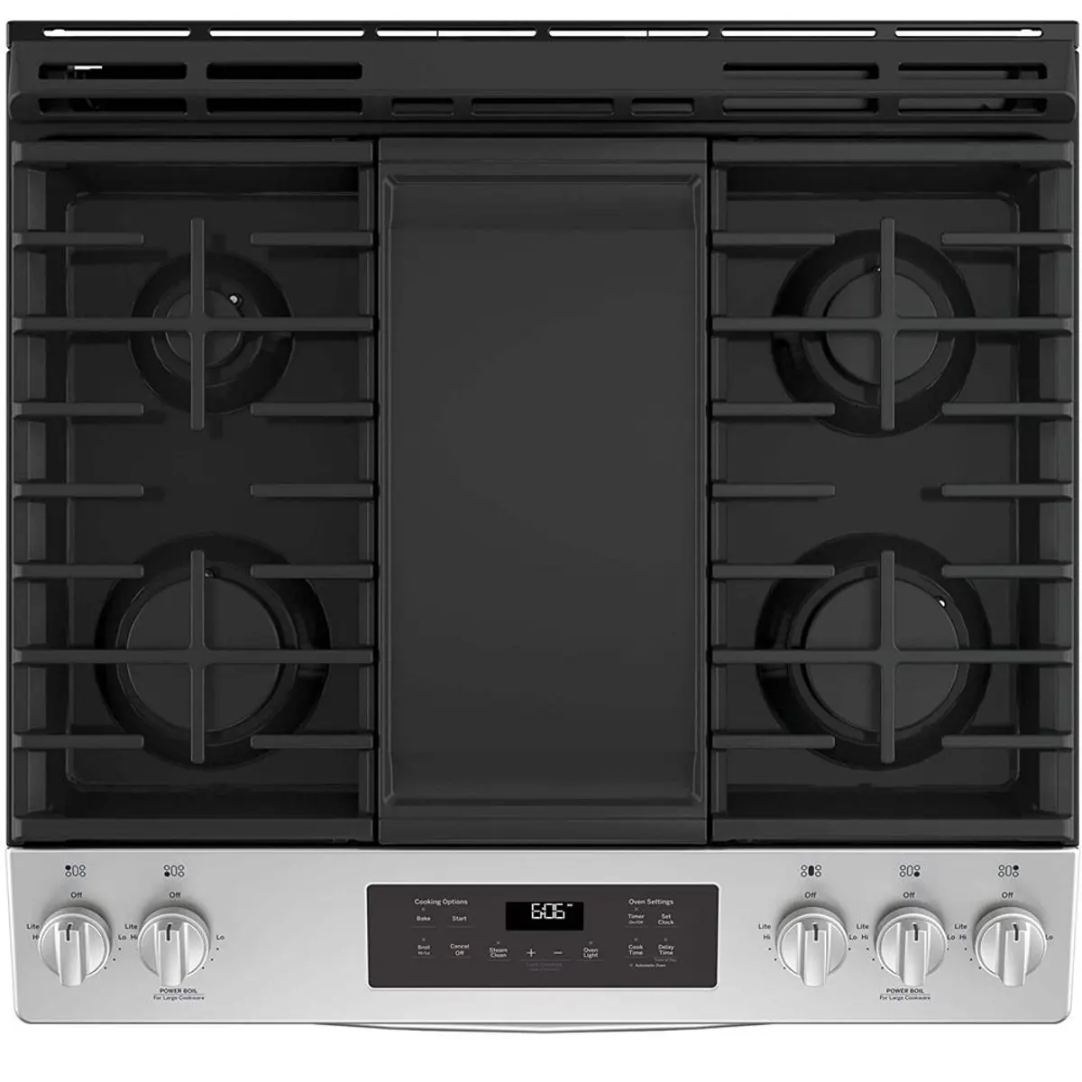 A Gas Cooktop: GE JGSS66SEL