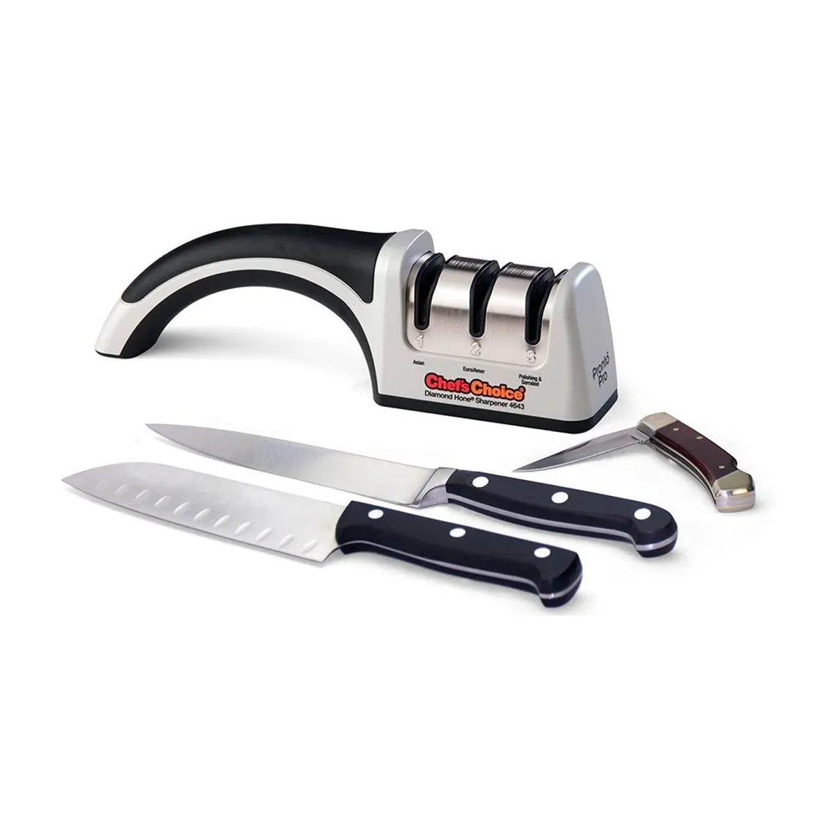 Chef’sChoice 4643 ProntoPro Diamond Hone Manual Knife Sharpener