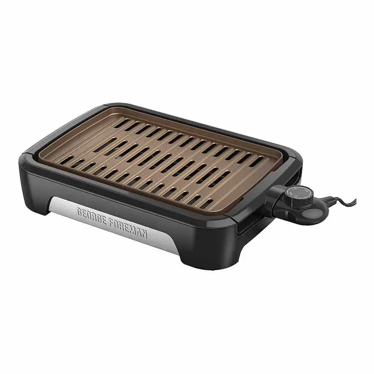 George Foreman GFS0090SB Open Grate Smokeless Grill