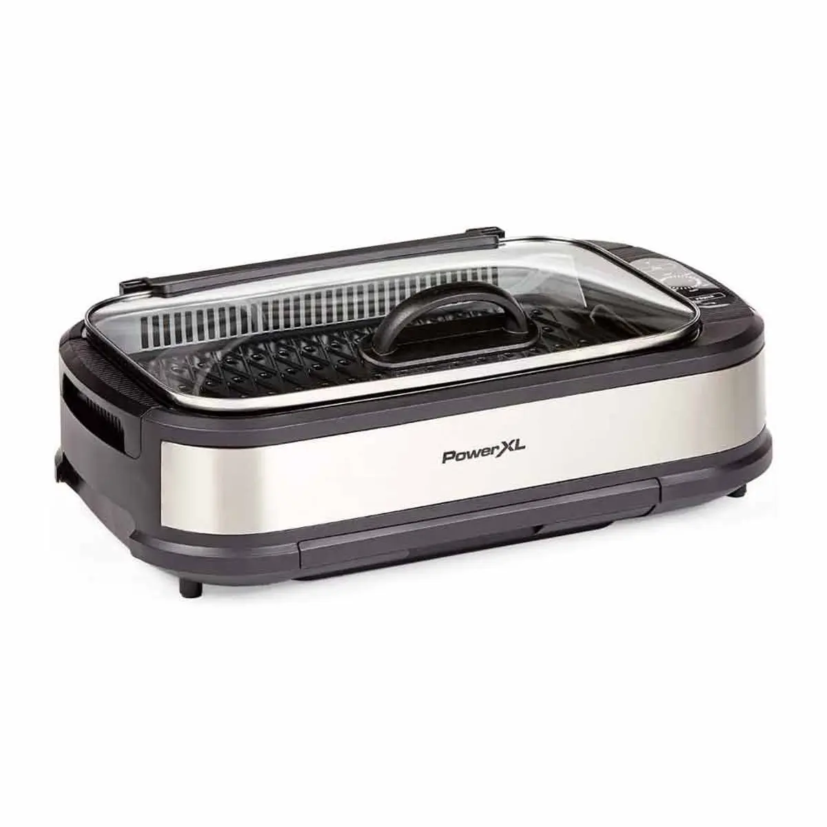 PowerXL Smokeless Grill with Tempered Glass Lid and Turbo Speed Smoke